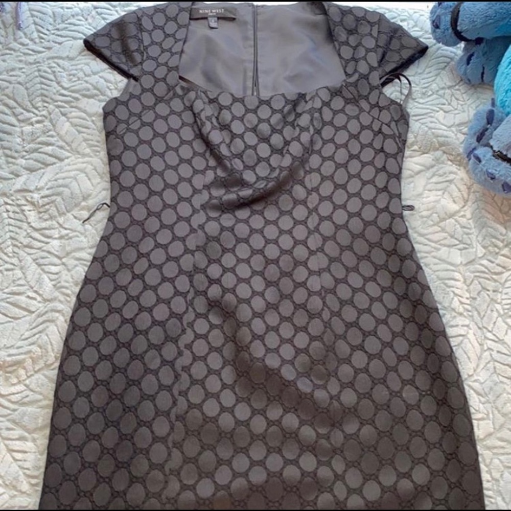 black nine-west dress